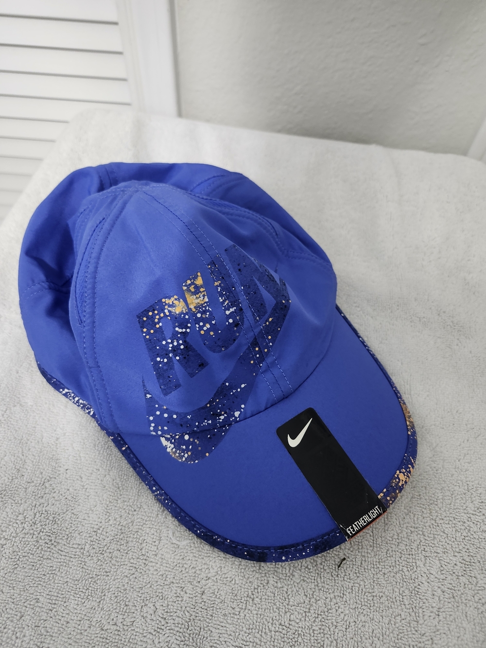 Nike Royal Blue Ladies Cap with Speckled Swoosh